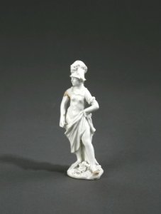 Porslin. Vit figurin - Hallwylska museet - 89268