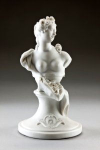 Porslinbyst symboliserande våren - Hallwylska museet - 93763