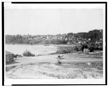 Port Henry from steamer wharf, Lake Champlain, N.Y. LCCN2004671584