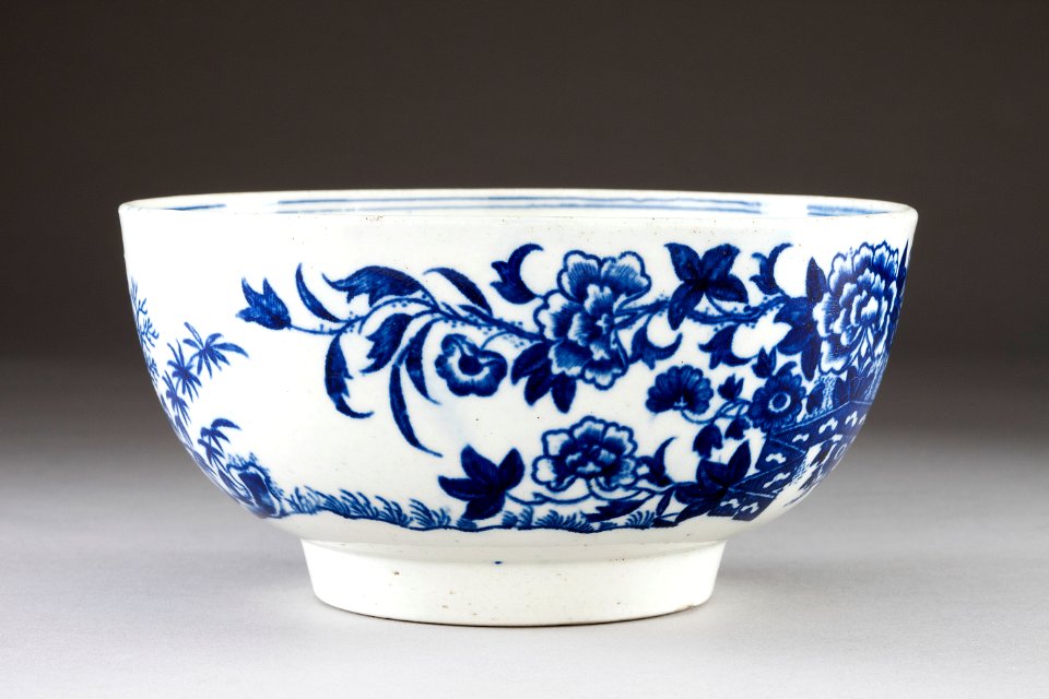 Porslinsskål från Worcester 1750-1783 - Hallwylska museet - 93910