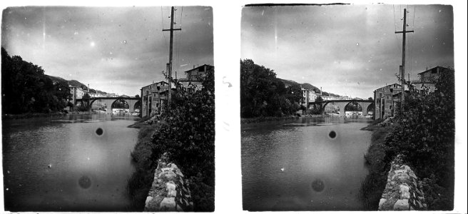 Pont i panoràmica de Sallent de Llobregat