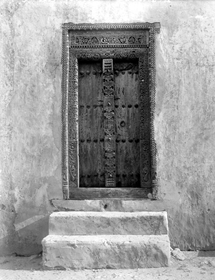 Port i ett indiskt hus. Mahajanga, Majunga. Madagaskar - SMVK - 021983