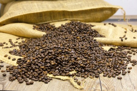 Coffee bags beans caffeine