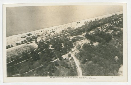 Port Stanley Ontario from the Air (HS85-10-37543) original