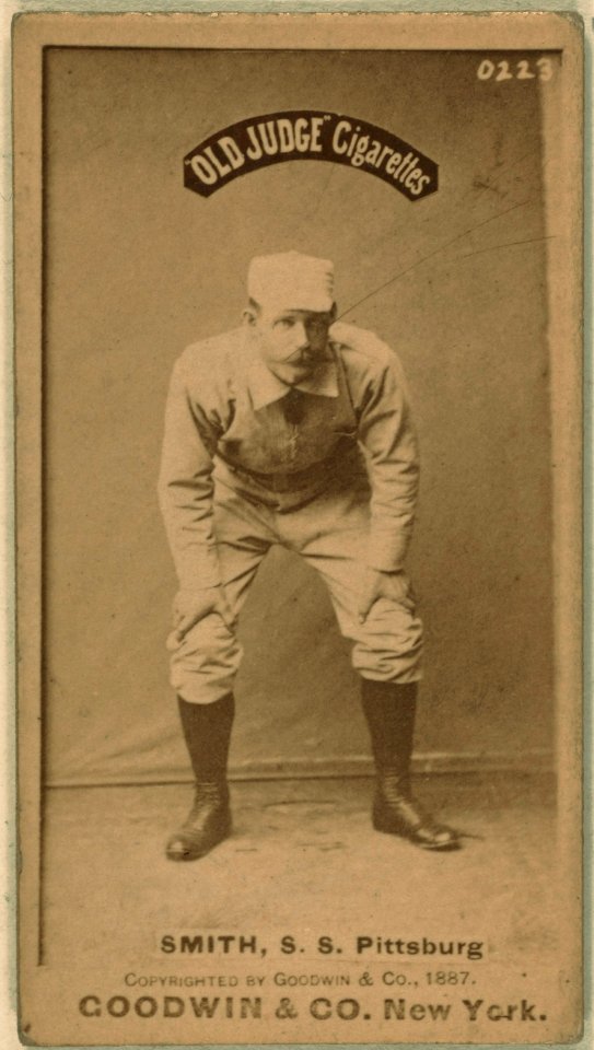 Pop Smith, Pittsburgh Alleghenys, baseball card portrait LCCN2007686942