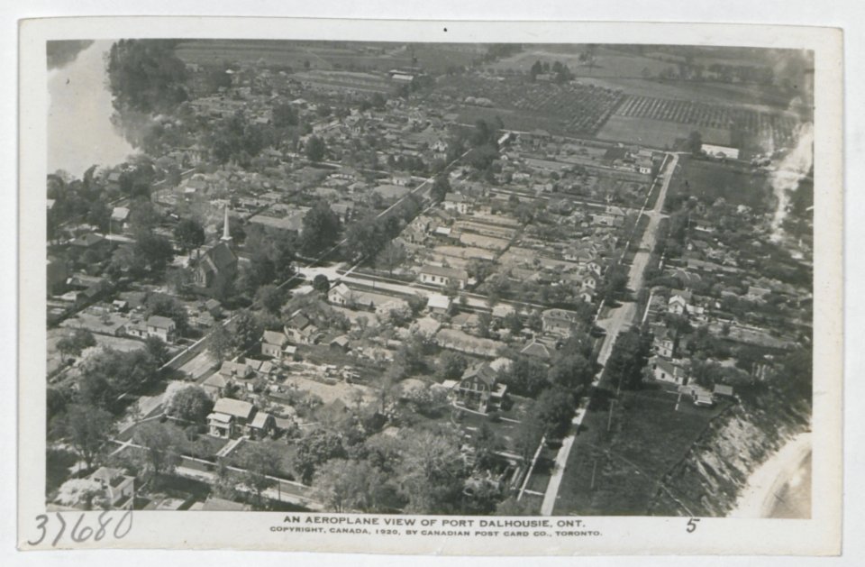 Port Dalhousie Ontario from an Aeroplane (HS85-10-37680) original