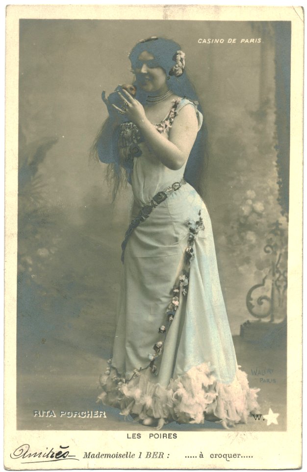 PORCHER, Rita W Étoile. Casino de Paris. Mlle. 1 Ber à croquer. Photo Waléry