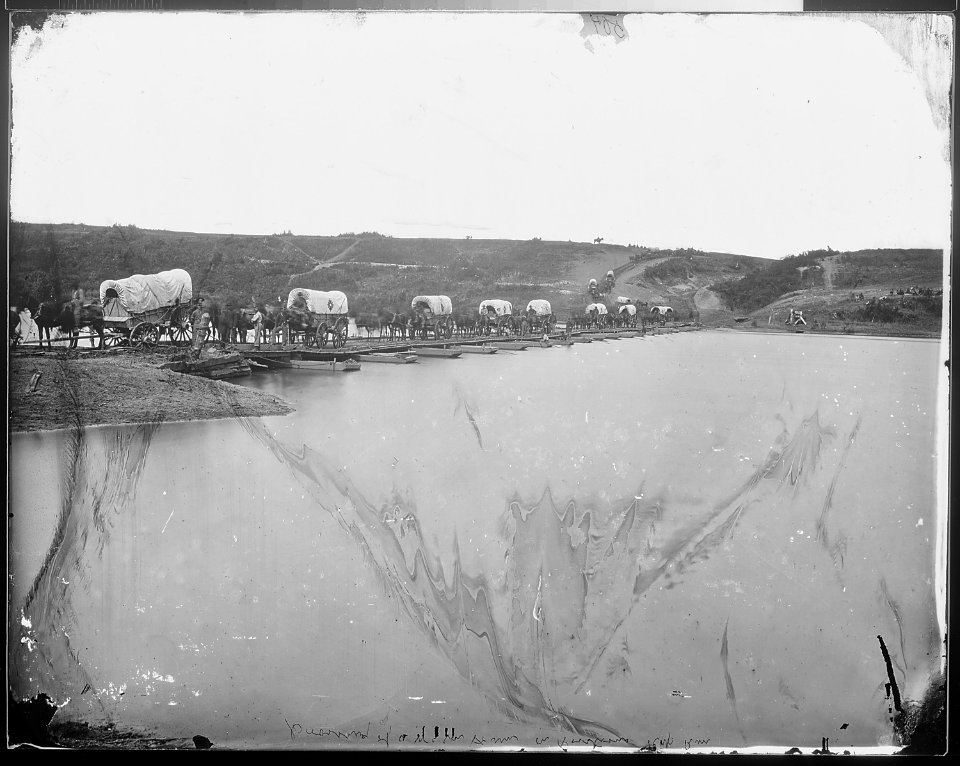 Pontoon across Deep Run, Va - NARA - 524924