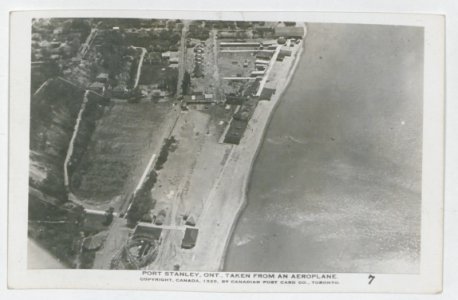 Port Stanley Ontario from the Air (HS85-10-37548) original