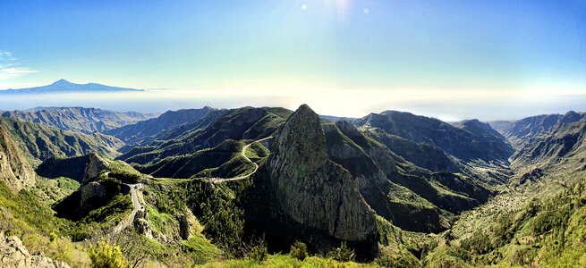 Nature mountain panorama