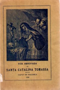 Portada Vida abreviada Sor Catalina Tomassa
