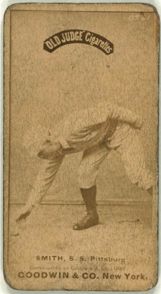 Pop Smith, Pittsburgh Alleghenys, baseball card portrait LCCN2007686943