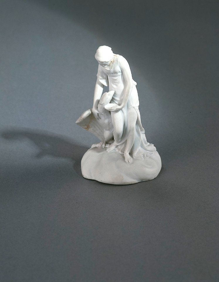 Porslin. Vit figurin - Hallwylska museet - 89277