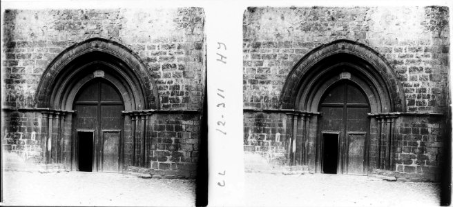 Portada de l'església de Santo Domingo a la Seu d'Urgell