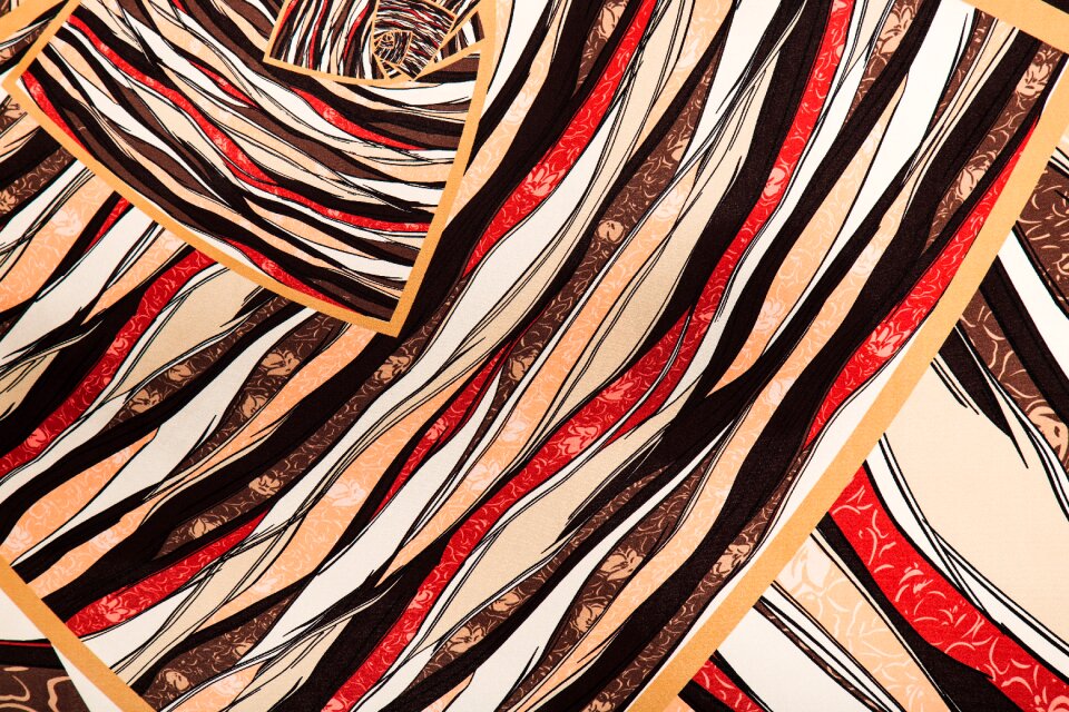 Pattern color image textile