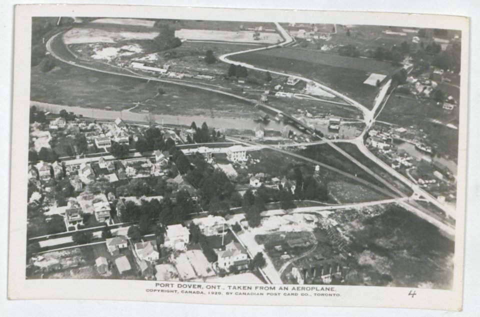 Port Dover Ontario from the Air (HS85-10-37525) original