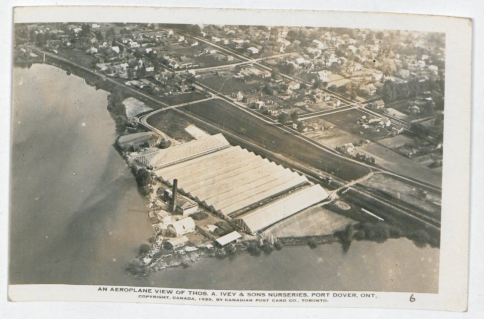 Port Dover Ontario from the Air (HS85-10-37527) original