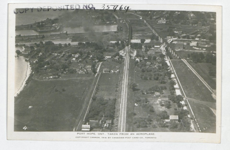 Port Hope Ontario from the Air (HS85-10-35964) original