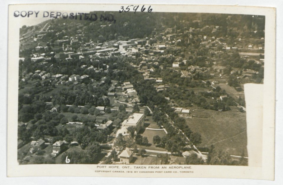 Port Hope Ontario from the Air (HS85-10-35966) original