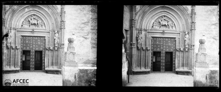 Portalada de l'Església de Sant Martí de Provençals de Barcelona