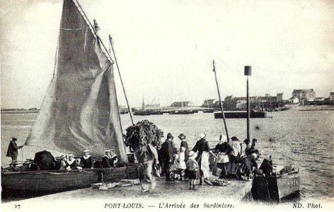 Port-Louis Arrivée des sardiniers