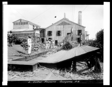 Porto (i.e., Puerto) Rico, West Indies, 4 Central Machete, Guayama, P.R. LCCN2016824456