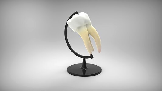 Fun dentist the background