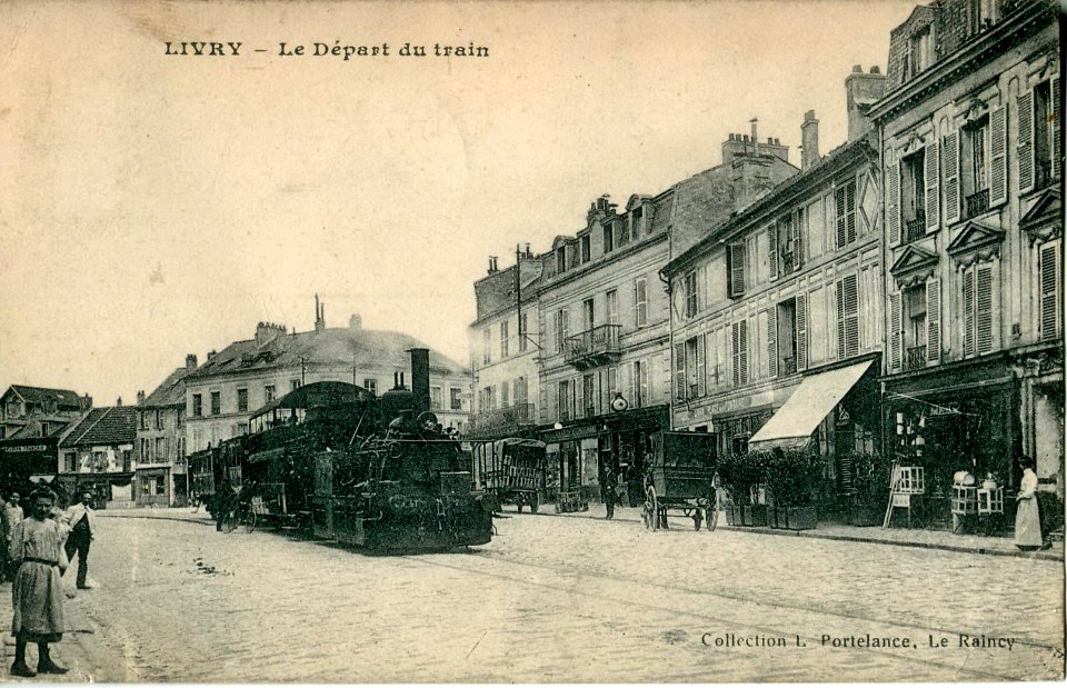 PORTELANCE - LIVRY - Le départ du train