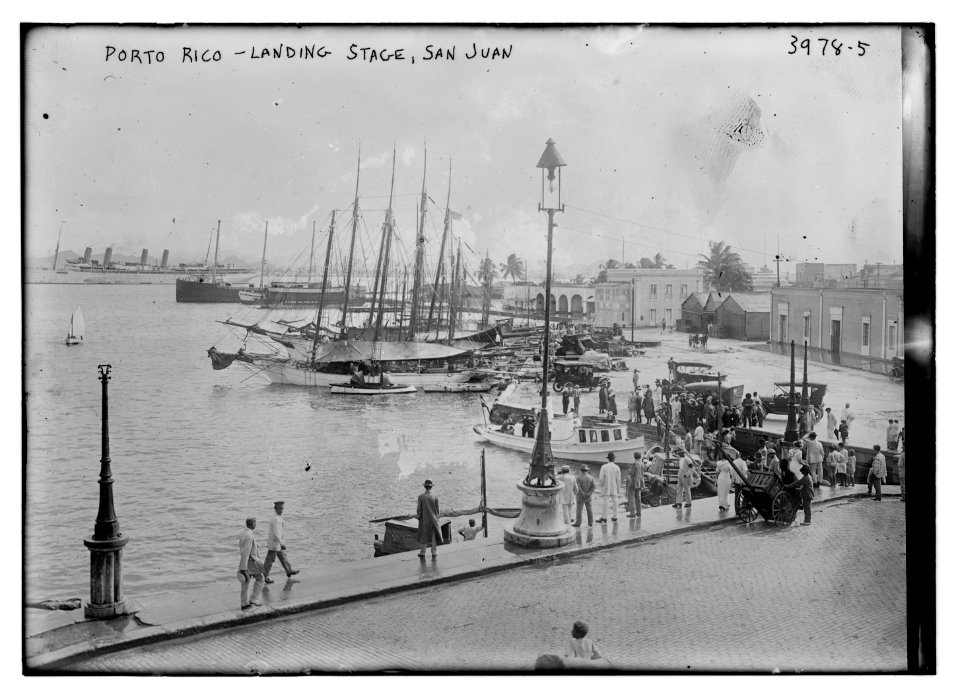 Porto Rico (i.e. Puerto Rico), Landing Stage, San Juan LCCN2014702744