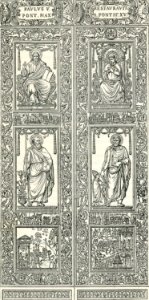 Porta di mezzo del Portico nella Basilica di San Pietro