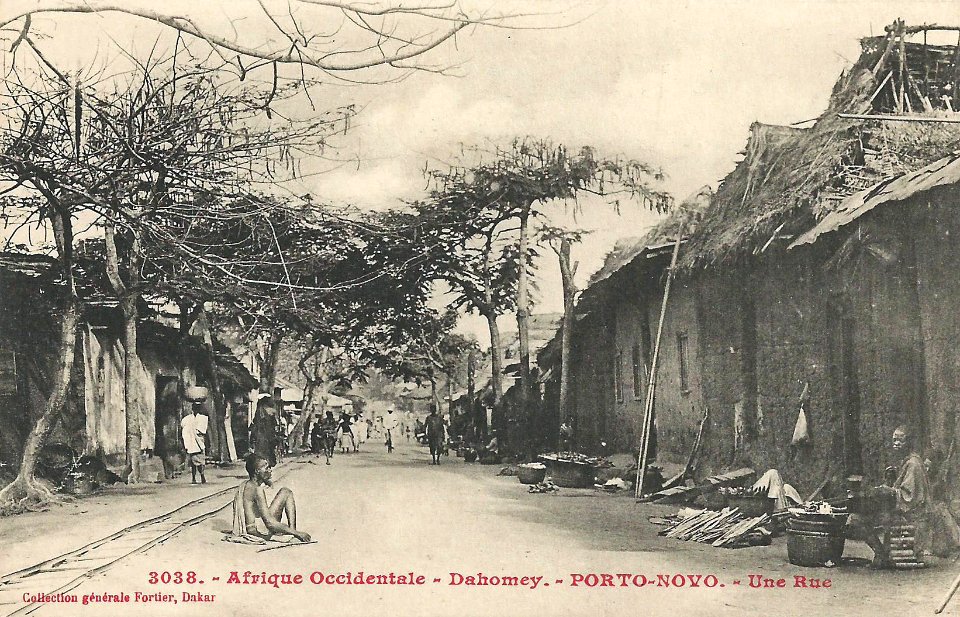 Porto-Novo-Une rue (Dahomey)