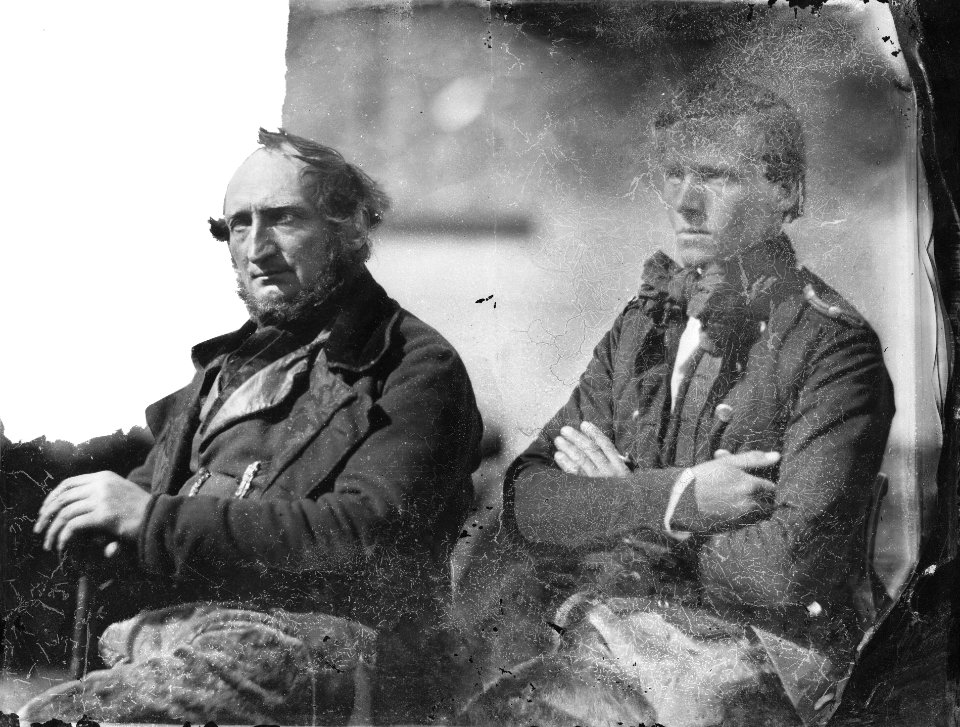 Portrait of a Danish missionary and Danish Lieutenant RMG G04261