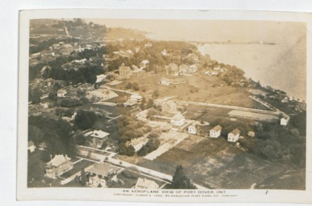 Port Dover Ontario from the Air (HS85-10-37522) original