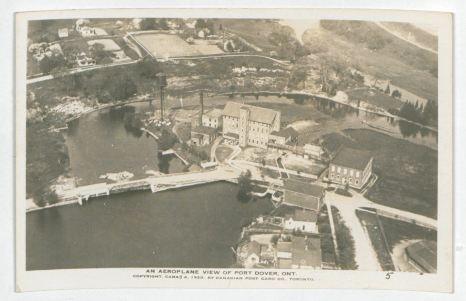 Port Dover Ontario from the Air (HS85-10-37526) original
