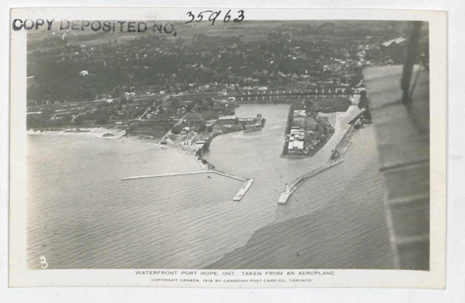 Port Hope Ontario from the Air (HS85-10-35963) original
