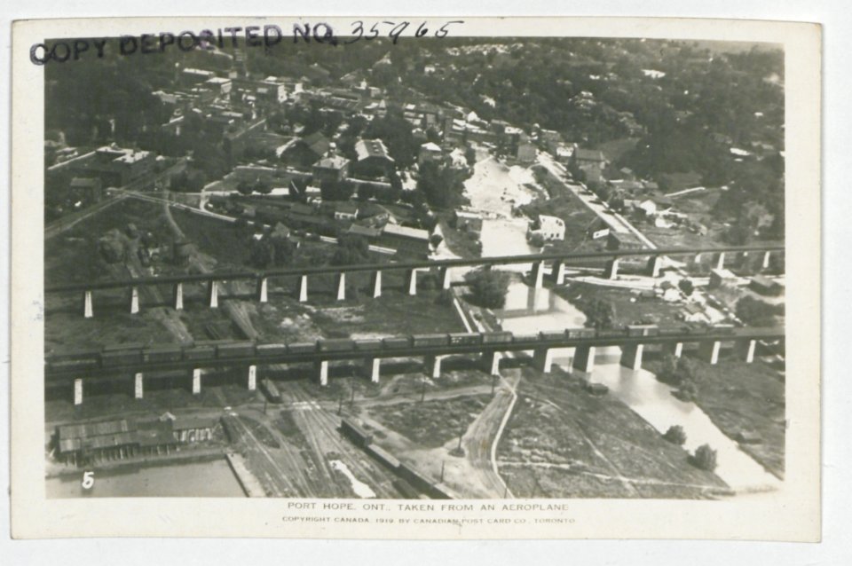 Port Hope Ontario from the Air (HS85-10-35965) original