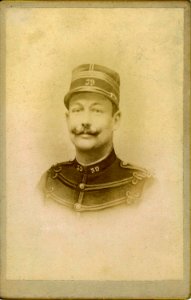 Portrait d'un militaire du 39e régiment (J David) photo