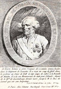 Portrait de Jean Theurel (gravure de Bertaux)