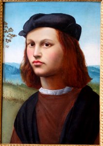 Portrait of a youth, by Ridolfo del Ghirlandaio, early 16th century, oil on panel - Galleria Borghese - Rome, Italy - DSC04620
