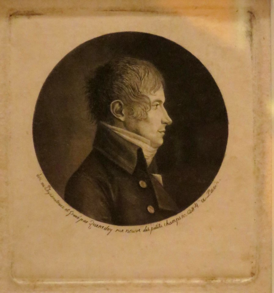 Portrait of a Man by Edme Quenedey, 1803, physionotrace and aquatint, Honolulu Museum of Art