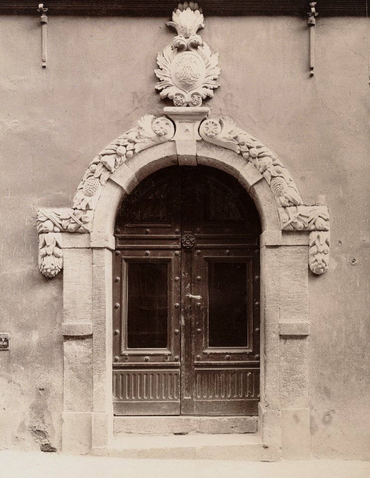 Portal till hus nr 6, Norra Smedjegatan, 1903