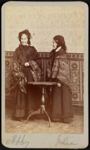 Portrait of Abby Hadassah Smith & Julia Evelina Smith LCCN2018645010