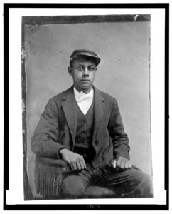 Portrait of African American man, seated LCCN2006688041