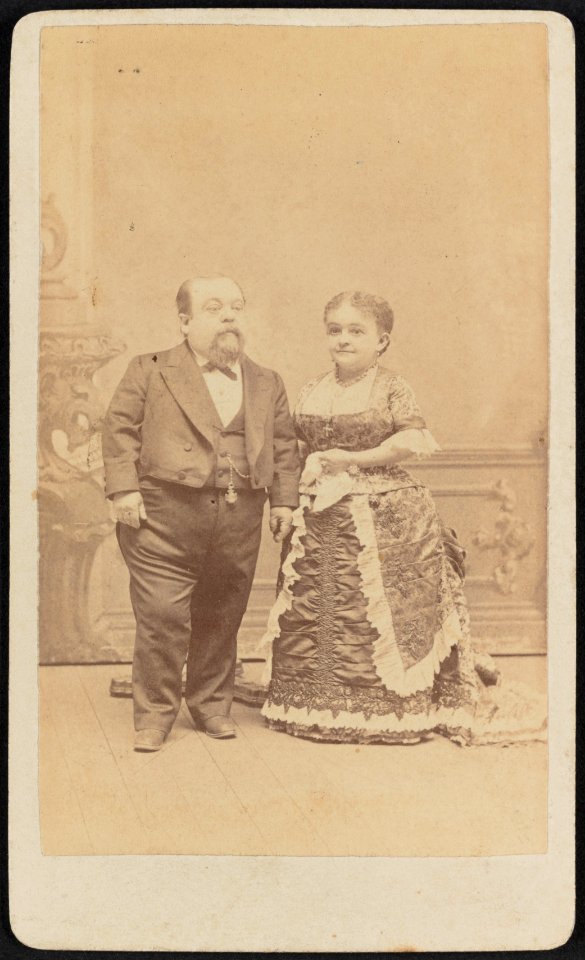 Portrait of Charles Stratton General Tom Thumb with Lavinia Warren Bump LCCN2018645047