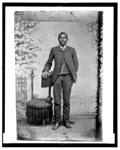 Portrait of an African American man, standing LCCN2006688042