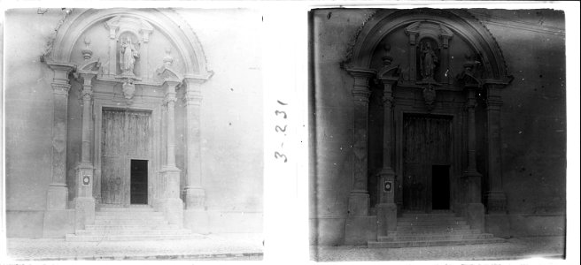 Portada de l'església de Santa Catalina a Palma de Mallorca