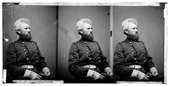 Portrait of Brig. Gen. Robert Huston Milroy, officer of the Federal Army (Maj. Gen. from Nov. 29, 1862) LOC cwpb.04624