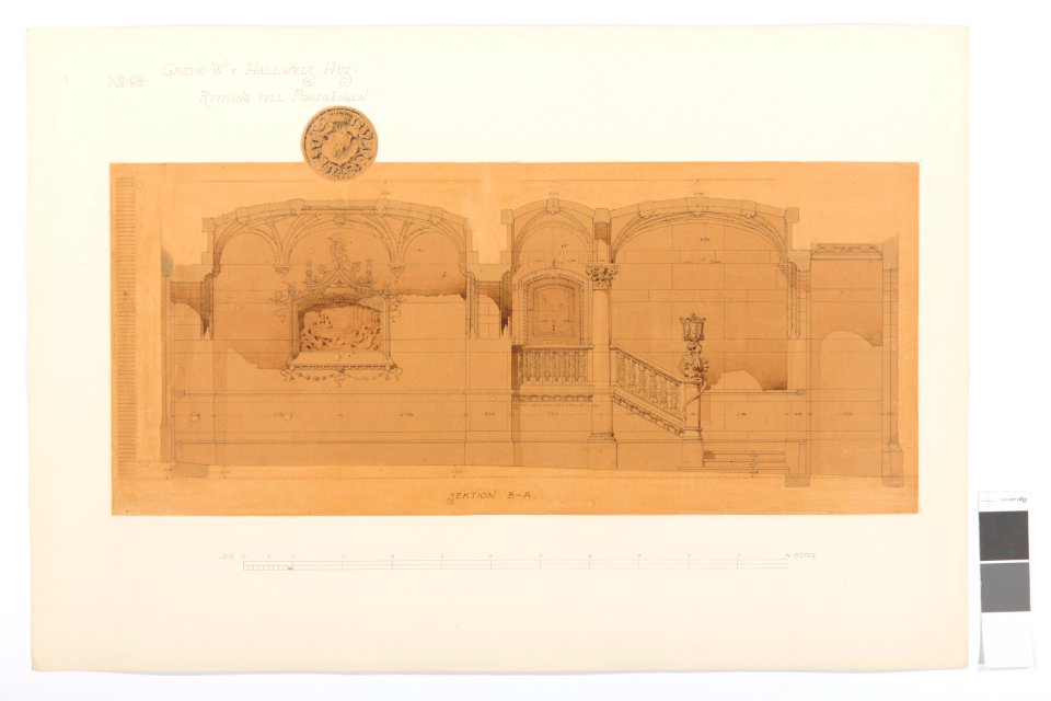Portgången i Hallwylska palatset - Hallwylska museet - 101065