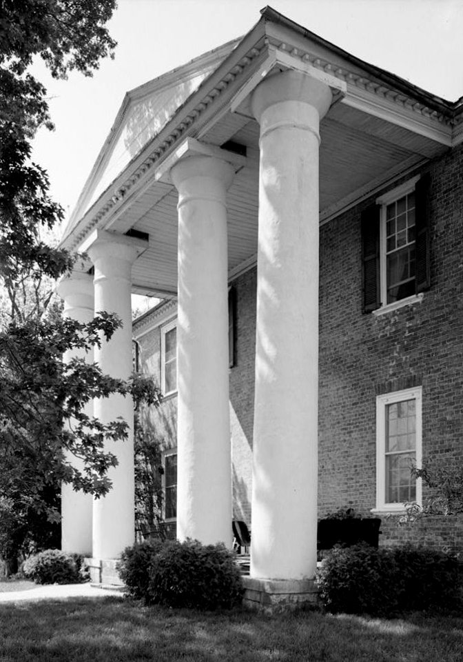 Portico Thorn Hill Lexington Vicinity Rockbridge County Virginia