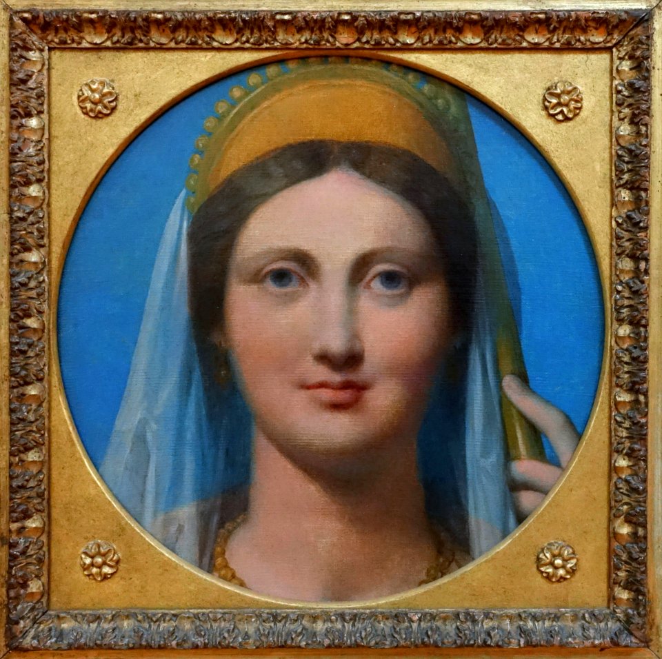 Portrait of Madame Jacques Ignace Hittorf as Juno, by Jean-Auguste-Dominique Ingres, 1864, oil on canvas - Krannert Art Museum, UIUC - DSC06234FXD